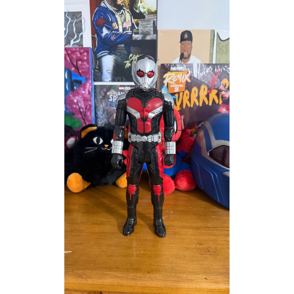 Marvel Avengers Titan Hero Series Ant-Man 12 Inch Action Figure Red Black Silver
